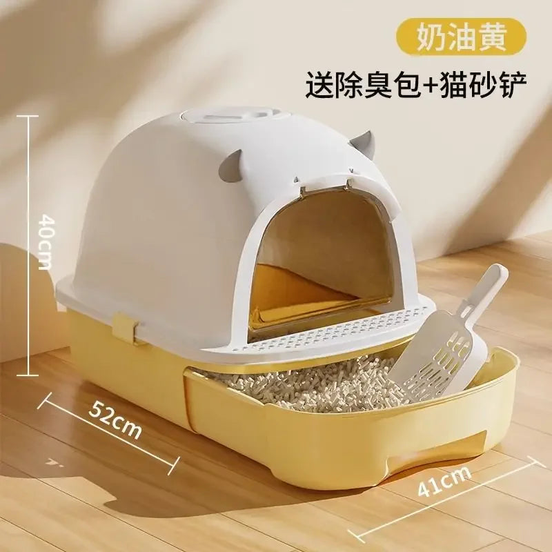 Semi-open Litter Box